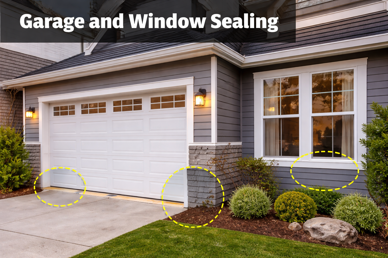 Garage and Window Sealing — Koalaty Services